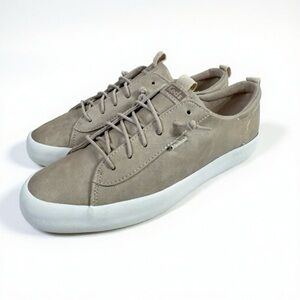 Keds Kickback Tan Leather Slip-On Sneakers - WF66838